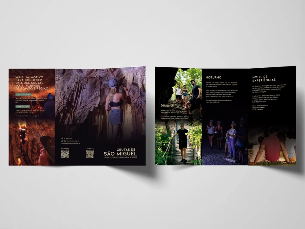 Folder Grutas de São Miguel